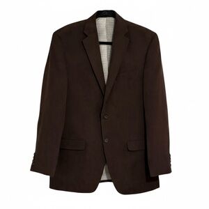 Lauren Ralph Lauren Mens Brown Blazer Sport Coat 38R Classic Dress Jacket